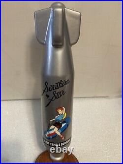SOUTHERN STAR BOMBSHELL BLONDE WWII BOMB WithBABE Draft Beer Tap Handle. TEXAS SOUTHERN STAR BOMBSHELL BLONDE WWII BOMB WithBABE Draft Beer Tap Handle. TEXAS