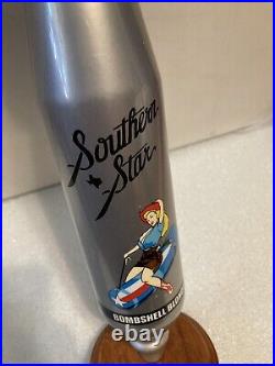 SOUTHERN STAR BOMBSHELL BLONDE WWII BOMB WithBABE Draft Beer Tap Handle. TEXAS SOUTHERN STAR BOMBSHELL BLONDE WWII BOMB WithBABE Draft Beer Tap Handle. TEXAS
