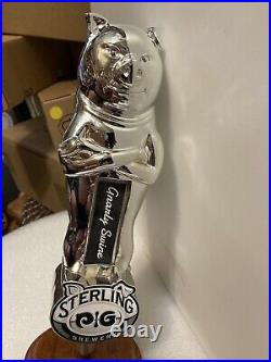 STERLING PIG GNARLY SWINE Draft beer tap handle. PENNSYLVANIA