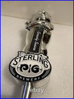 STERLING PIG GNARLY SWINE Draft beer tap handle. PENNSYLVANIA