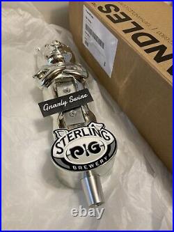 STERLING PIG GNARLY SWINE Draft beer tap handle. PENNSYLVANIA