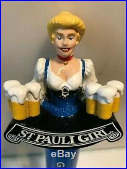 ST. PAULI GIRL beer tap handle. Bremen, Germany