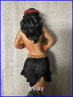 Sailor Jerry Spiced Rum Rare Hula Girl Beer Tap Handle Full Figure