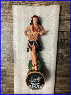Sailor Jerry Spiced Rum Rare Hula Girl Beer Tap Handle Full Figure
