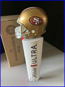 San Francisco 49ers Football Michelob Ultra Short Beer Tap Handle