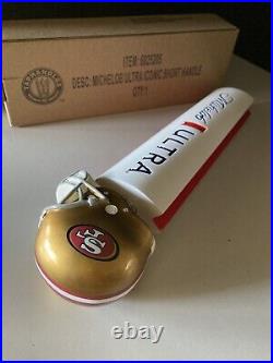 San Francisco 49ers Football Michelob Ultra Short Beer Tap Handle