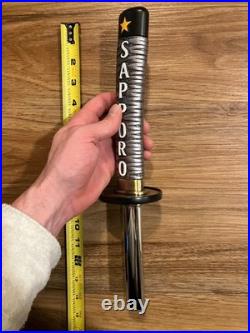 Sapparo Beer Tap Handle Knob Keg Bar Top Brewing Kegerator Samurai Sword