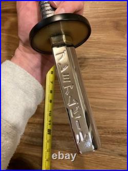 Sapparo Beer Tap Handle Knob Keg Bar Top Brewing Kegerator Samurai Sword