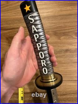 Sapparo Beer Tap Handle Knob Keg Bar Top Brewing Kegerator Samurai Sword