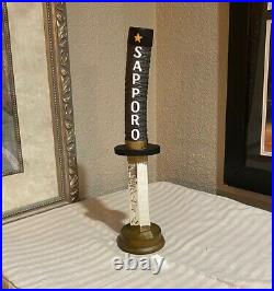 Sapporo Beer Tap Handle Samurai Katana Sword Rare Japan 13 Long new