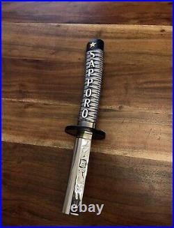 Sapporo Katana Sword BEER Tap Handle Brand 13 Japan Brewery JAPAN. US SELLER
