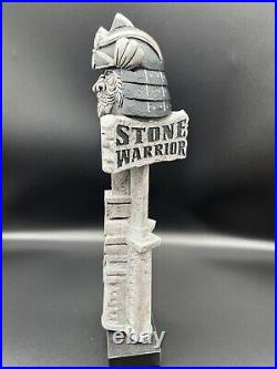 Sapporo STONE WARRIOR Beer Tap Handle 11.5 Tall HTF RARE! New in Box