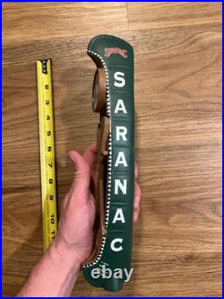 Saranac Beer Tap Handle Knob Keg Draft Bar Top Brewing Oktoberfest Green Canoe