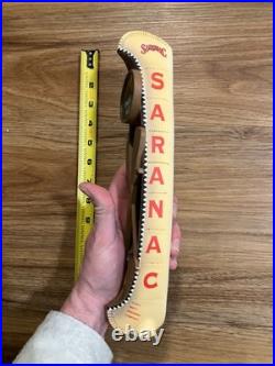 Saranac Beer Tap Handle Knob Keg Draft Bar Top Brewing Pale Ale White Canoe