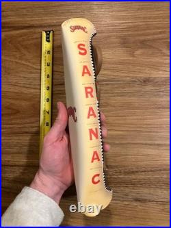 Saranac Beer Tap Handle Knob Keg Draft Bar Top Brewing Pale Ale White Canoe