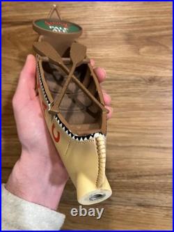 Saranac Beer Tap Handle Knob Keg Draft Bar Top Brewing Pale Ale White Canoe