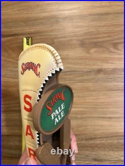 Saranac Beer Tap Handle Knob Keg Draft Bar Top Brewing Pale Ale White Canoe