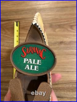 Saranac Beer Tap Handle Knob Keg Draft Bar Top Brewing Pale Ale White Canoe