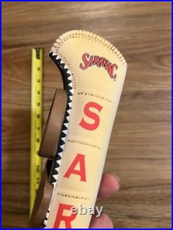 Saranac Beer Tap Handle Knob Keg Draft Bar Top Brewing Pale Ale White Canoe