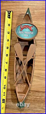 Saranac Beer Tap Handle Knob Top Draft Kegerator Bar Topper Big Moose Ale Canoe