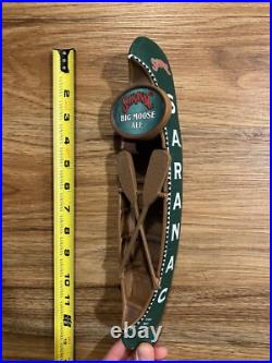 Saranac Beer Tap Handle Knob Top Draft Kegerator Bar Topper Big Moose Ale Canoe
