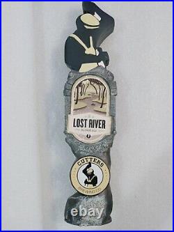 Scarce Lost River Cutters Brewing Avon Indiana 12 Draft Beer Tap Handle Mancave