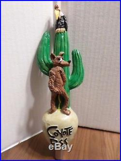 Scarce Vintage Coyote Piss Cactus Buzzard 11 Draft Beer Keg Tap Handle