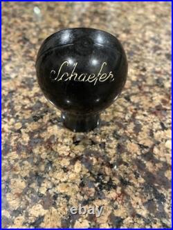 Schaefer Beer Ball Knob Tap Handle 1930'S Bastian Bros Co. New York, NY