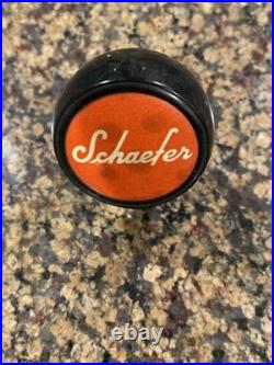 Schaefer Beer Ball Knob Tap Handle 1930'S Bastian Bros Co. New York, NY