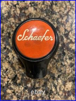 Schaefer Beer Ball Knob Tap Handle 1930'S Bastian Bros Co. New York, NY