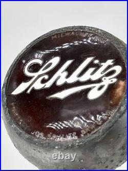 Schlitz Beer Tap Ball Knob Pull Handle RARE JOS. SCHLITZ BRW'G CO MILWAUKEE WIS