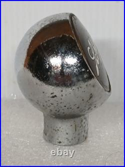 Schlitz Beer Tap Chrome Ball Knob Handle JOS. SCHLITZ BRW'G CO MILWAUKEE WIS
