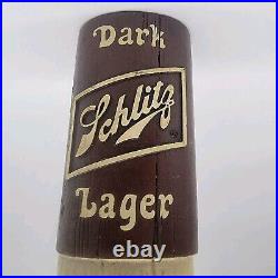 Schlitz Dark Lager Hand Shaped Tap Handle