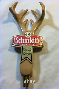 Schmidt's Premium Antler Beer Tap Handle Visit my ebay store