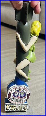 Sexy Pin Up Bomber Girl Blonde Figural Craft Beer Tap Handle Props Craft Brewery