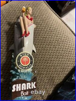 Shark bait girl Miami brewing company beer tap handle New In Box
