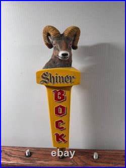 Shiner Bock Beer Tap Handle Knob Top Draft Kegerator Bar Brewing Goat Ram
