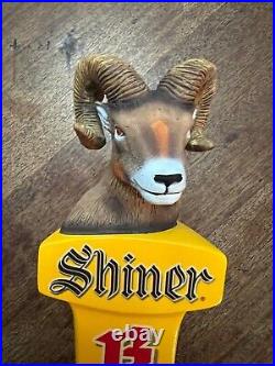 Shiner Bock Ram Tap Handle New in Box