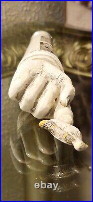 Shiner Bock White Wing Belgian White Tap Handle BIRD ON FINGER (RARE ONLY 1)