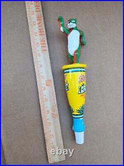 Shiner Orale Mexican Style Cerveza Beer Tap Handle Red Green Cheetah Rare NIB Shiner Orale Mexican Style Cerveza Beer Tap Handle Red Green Cheetah Rare NIB