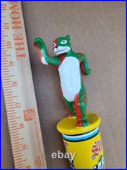 Shiner Orale Mexican Style Cerveza Beer Tap Handle Red Green Cheetah Rare NIB Shiner Orale Mexican Style Cerveza Beer Tap Handle Red Green Cheetah Rare NIB