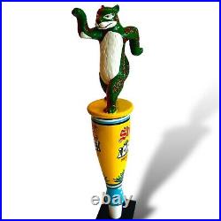 Shiner Orale Mexican Style Cerveza Beer Tap Handle Red Green Cheetah Rare NIB