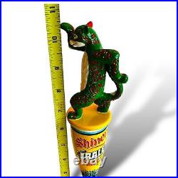 Shiner Orale Mexican Style Cerveza Beer Tap Handle Red Green Cheetah Rare NIB