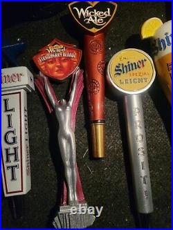 Shiner bock tap handle Lot Of 8