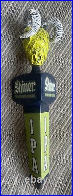 Shiner wicked ram ipa beer tap handle