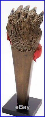 Snowshoe Grizzly Paw Large 3D Figural Beer Tap Handle