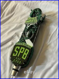 Southern Prohibition Brewing Devils Harvest Breakfast IPA Tap Handle Rare