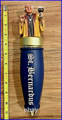 St. Bernardus Beer Tap Handle Knob Keg Bar Top Kegerator Brewing Draft Vintage
