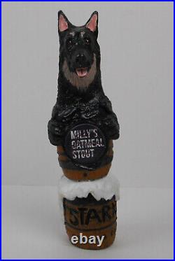 Stark Brewing Company Milly's Oatmeal Stout Beer Tap Handle Knob