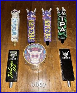 Stone Brewing Company Beer Tap Handles + 200 Coasters! Four Large And Two Medium